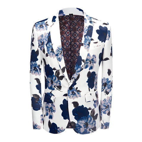 The Blue Rose Slim Fit Blazer Suit Jacket WD Styles XS 