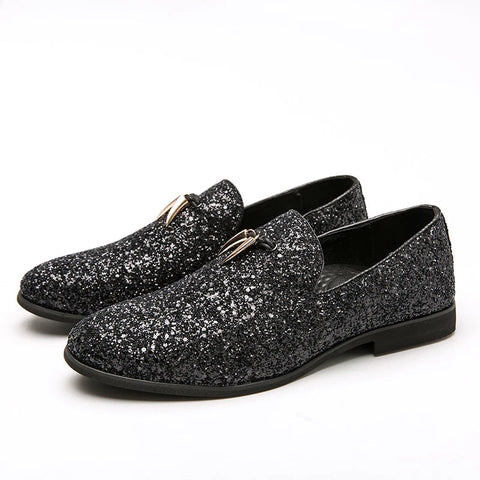 The Aurelius Sparkle Italian Loafers - Multiple Colors WD Styles Black US 6 / EU 39 
