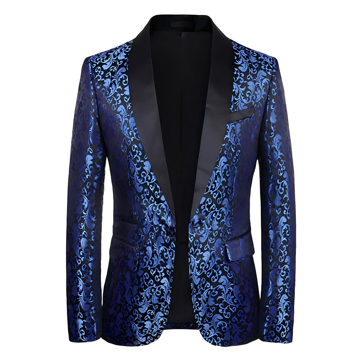 The Gentry Jacquard Slim Fit Blazer Tuxedo Jacket - Multiple Colors ...