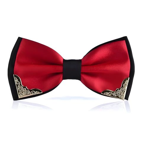 The Monte Carlo Steel-Tip Bow Tie - Multiple Colors william-david Red 