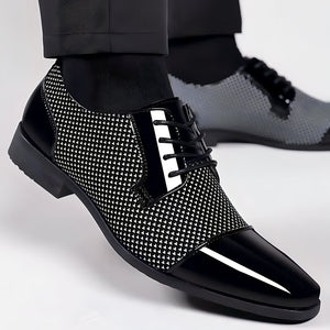The Jaxxon Patent Leather Dress Shoes - Multiple Colors WD Styles Silver US 6 / EU 39 