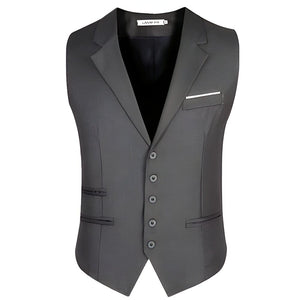 The Thaddeus Sleeveless Vests - Multiple Colors WD Styles Grey XS 