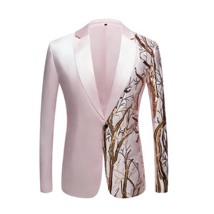 The Meridian Slim Fit Blazer Suit Jacket - Pearl Pink WD Styles XS 