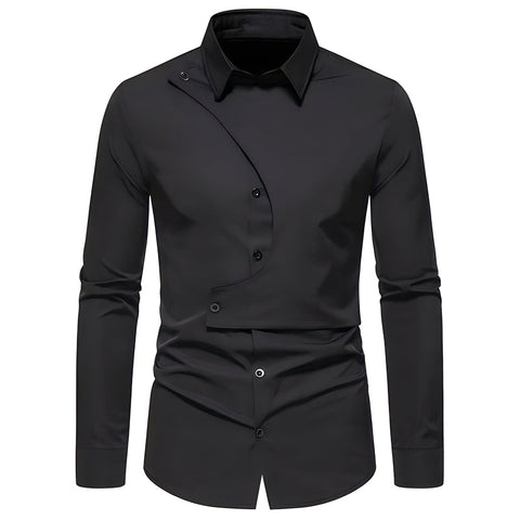 The Trenton Long Sleeve Shirt - Multiple Colors Hypersku Black S 