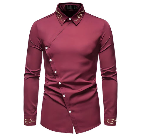 The Antonio Long Sleeve Shirt - Multiple Colors Hypersku Red L 