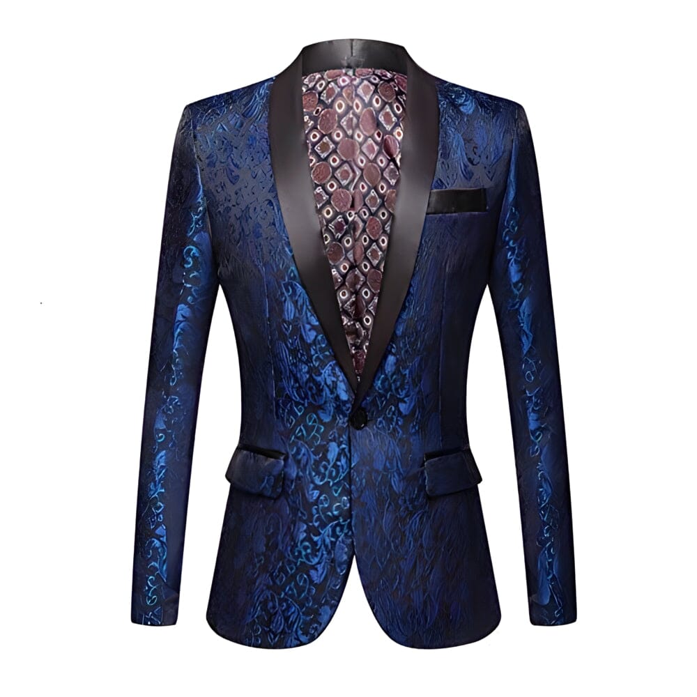 The Talbot Slim Fit Blazer Suit Jacket - Cobalt – WD Styles