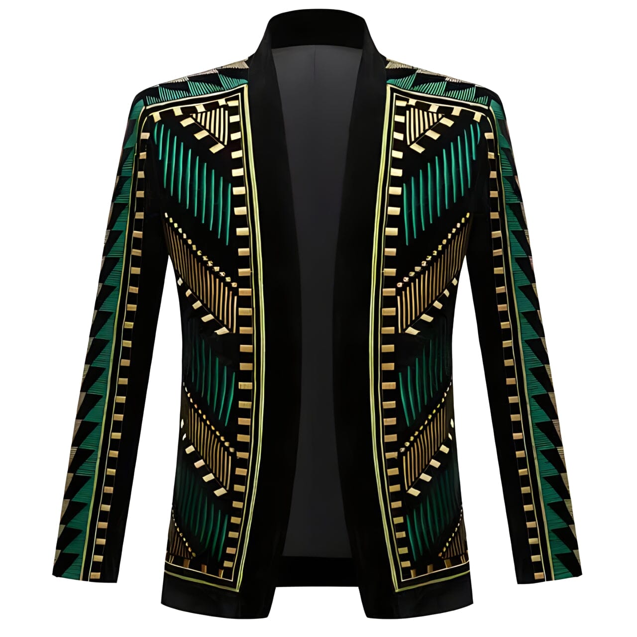 The Seychelles Embroidered Open Front Jacket William // David 3XL 