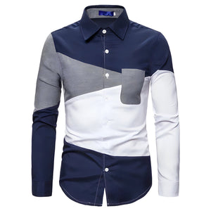 The Tobias Long Sleeve Shirt - Multiple Colors William // David Navy S 