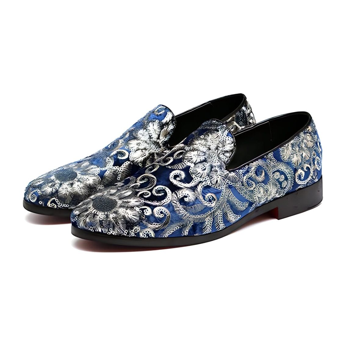 The Caesar Suede Embroidered Loafers - Multiple Colors – WD Styles