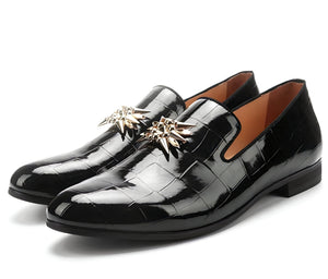 The Francois Patent Leather Slip-On Loafers - Multiple Colors Shop5798684 Store Black EU 44 / US 11 