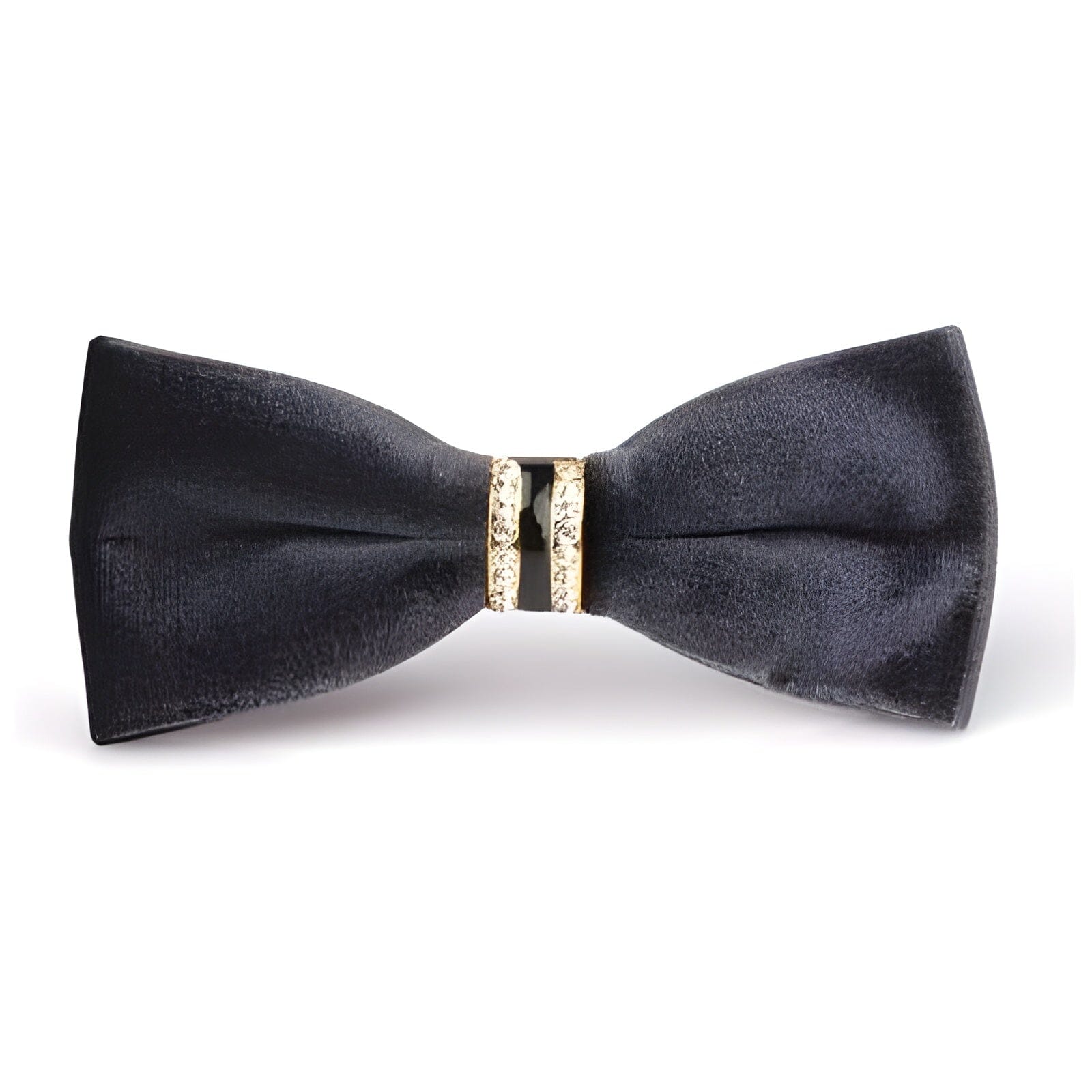 The Dante Velvet Bow Tie - Multiple Colors william-david Dark Grey 