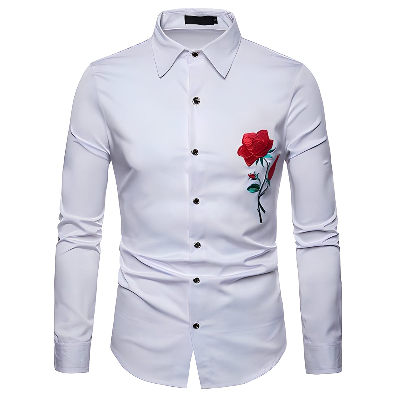 The Blossom Embroidered Long Sleeve Shirt - Multiple Colors Shop5798684 Store White S 
