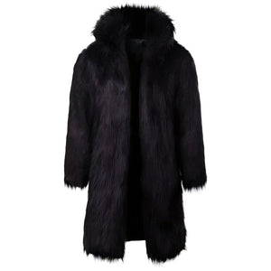 The Napoleon Faux Fur Mink Jacket - Black Dreamin Store XL 