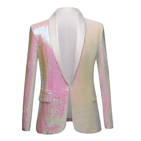 The Pearl Sequin Slim Fit Blazer Suit Jacket Shop5798684 Store 3XL 
