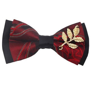 The "Maple" Handmade Bow Tie - Multiple Colors William // David Red 
