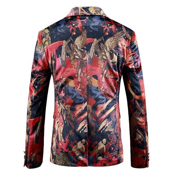 The "Laurent" Slim Fit Blazer Suit Jacket PYJTRL Official Store 